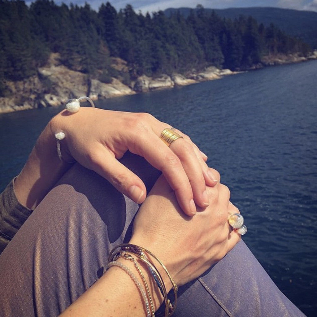 Globe Cuff Bracelet