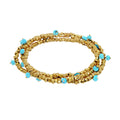Beaded Rondelle Wrap Bracelet