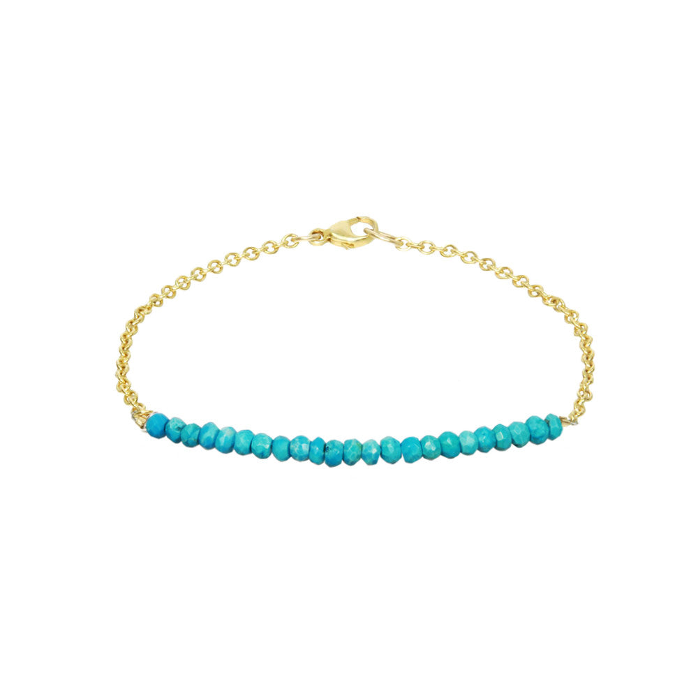 Gemstone Fade Chain Bracelet