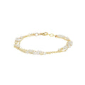 3 Strand Gemstone Chain Bracelet - Select Styles Only