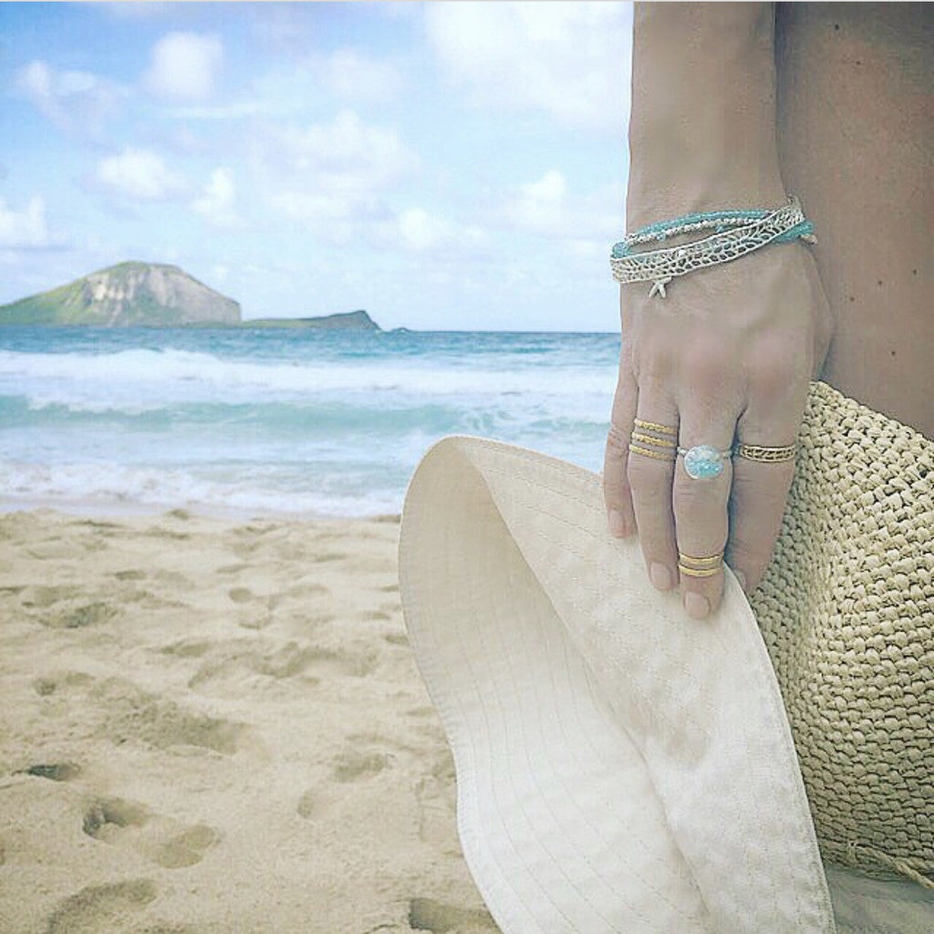 Beaded Rondelle Bracelet