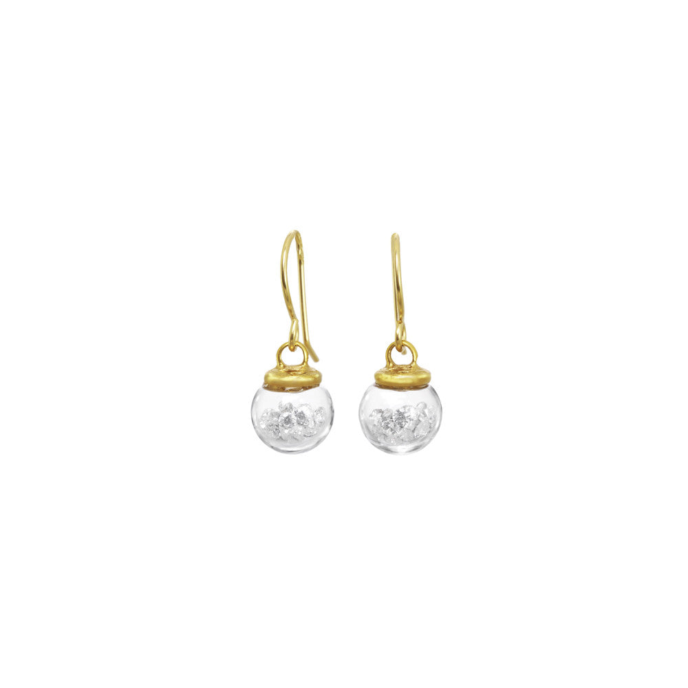 Mini Globe Earrings