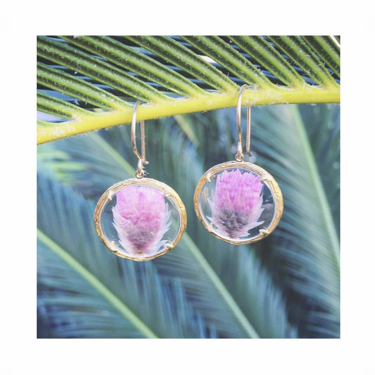 Small Botanical Earrings