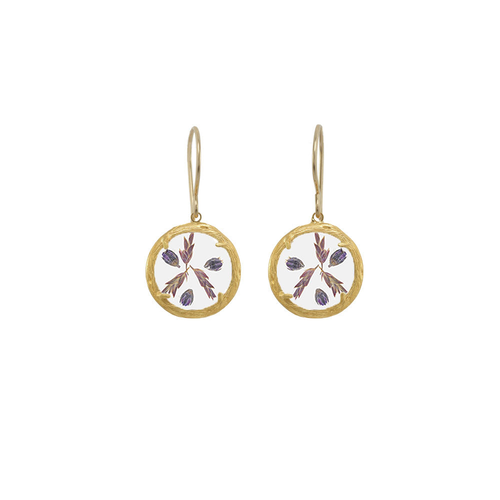 Mini Mandala Earrings