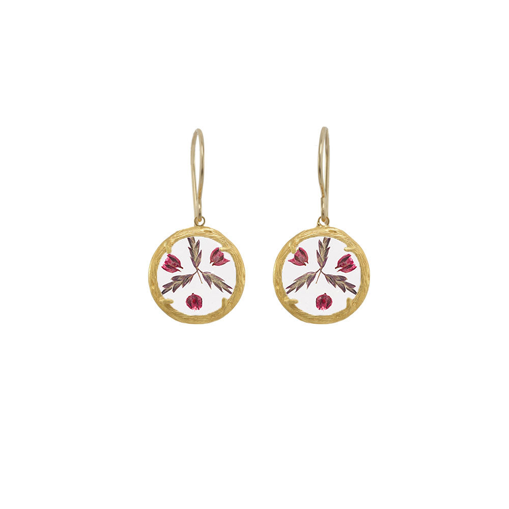 Mini Mandala Earrings