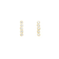 Long Seed Pod Solitaire Studs