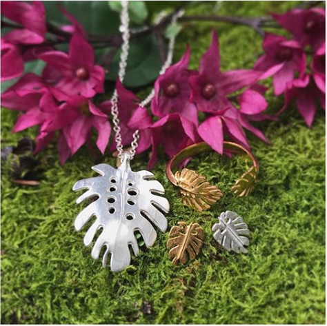 Monstera Wrap Ring