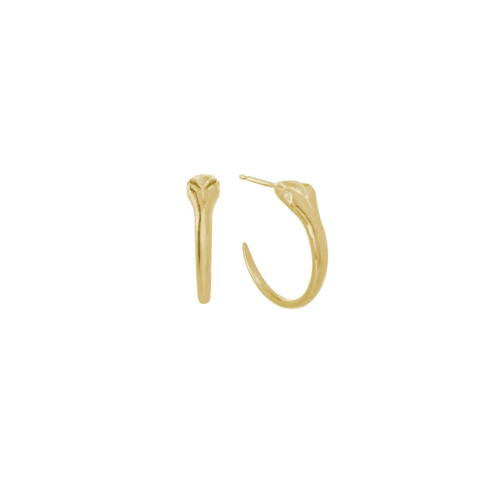 Small Snake Hoops