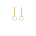 Mini Opihi Circle Earrings