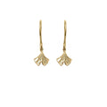 Mini Gingko Leaf Earrings