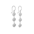 3 Vertical Strawberry Leaf Earrings