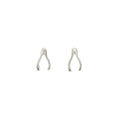 Wishbone Stud Earrings