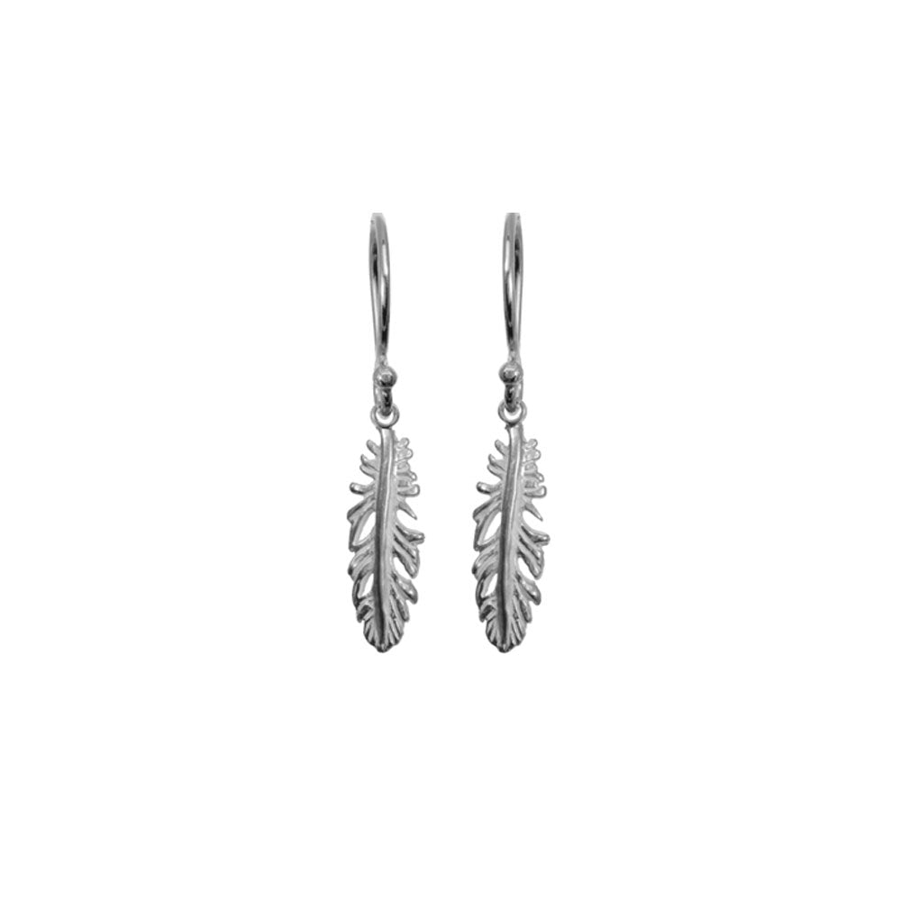 Thin Feather Earrings