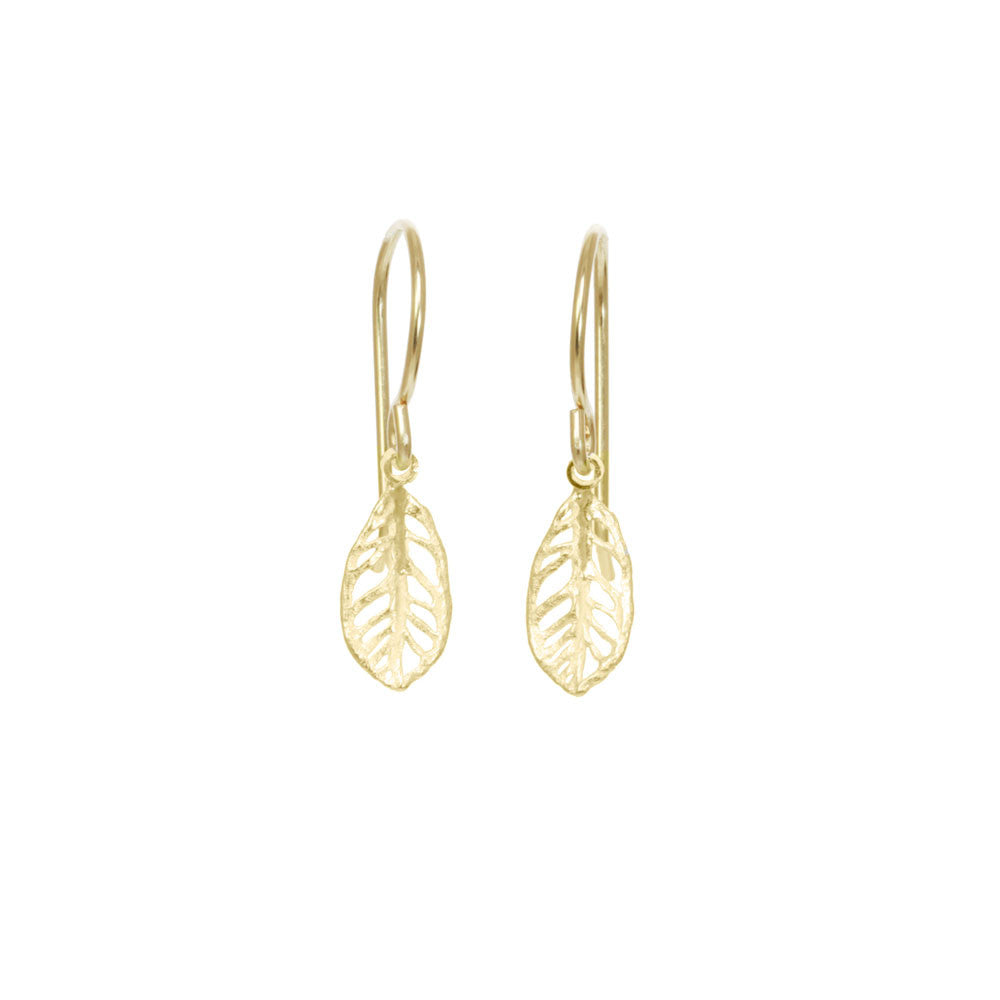 mini plumeria earrings