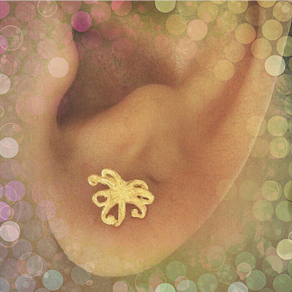 Octopus Stud Earrings
