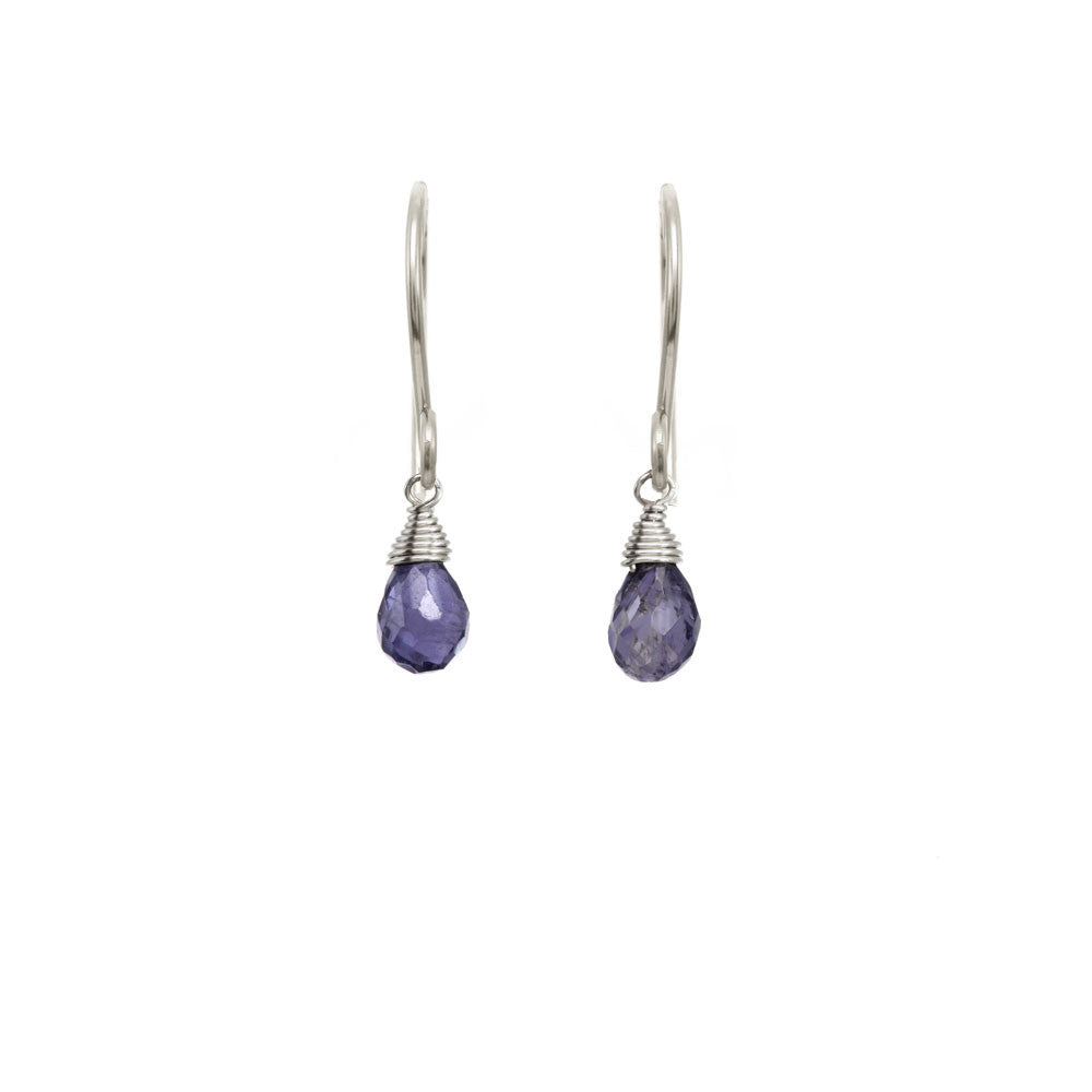 Wrapped Briolette Earrings