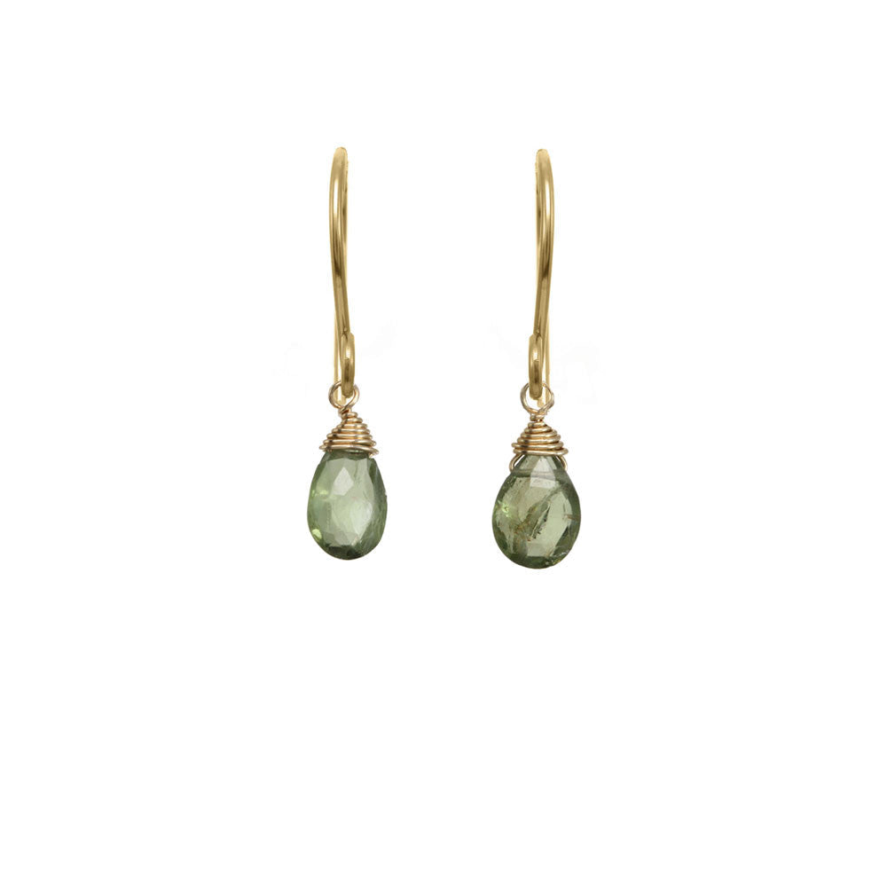 Wrapped Briolette Earrings