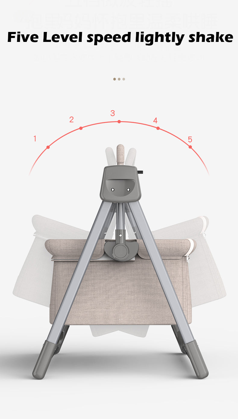 Portable Electric Baby Crib
