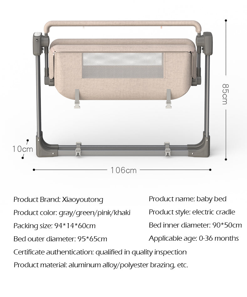 Portable Electric Baby Crib