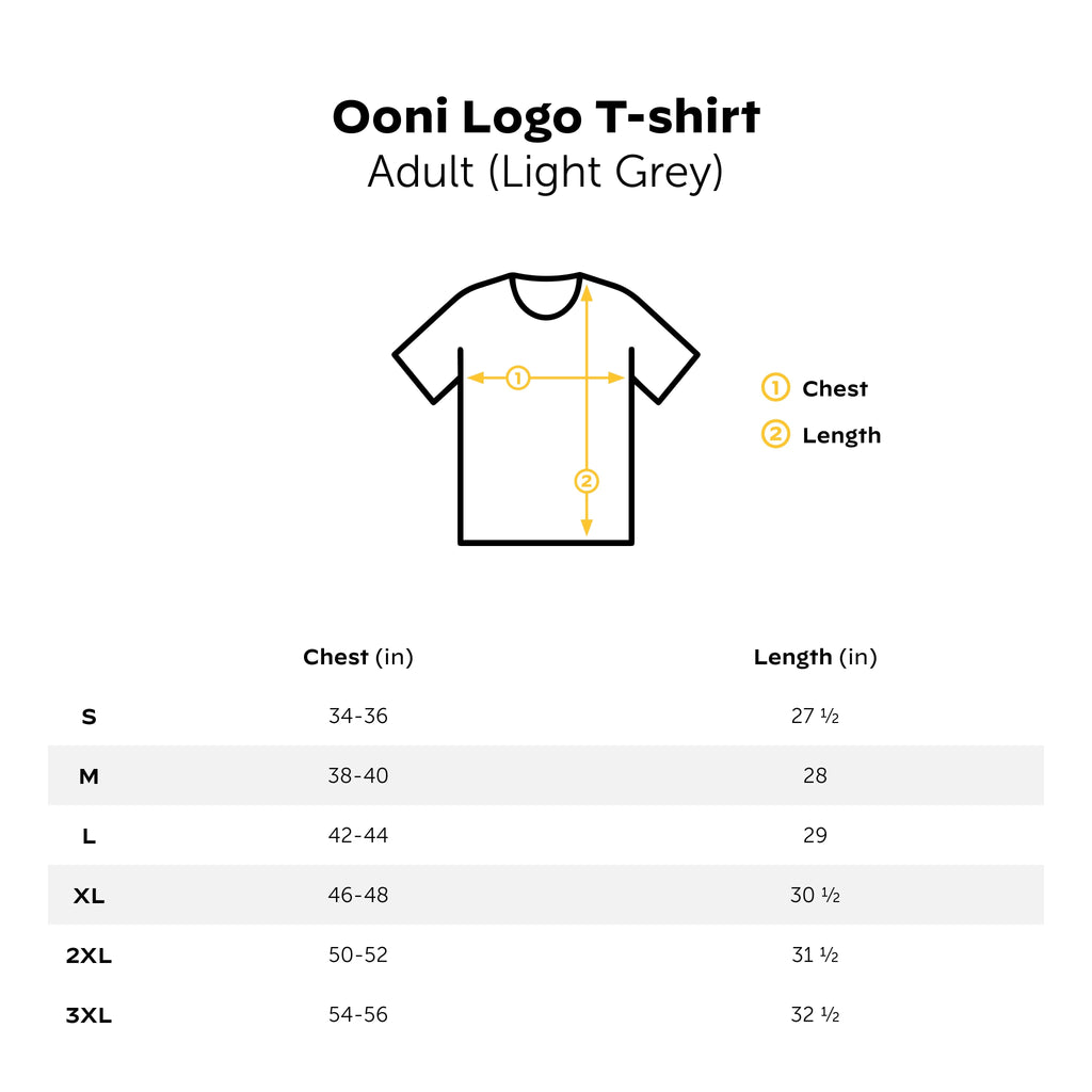 Ooni Minimal Logo Light Gray Unisex T-shirt