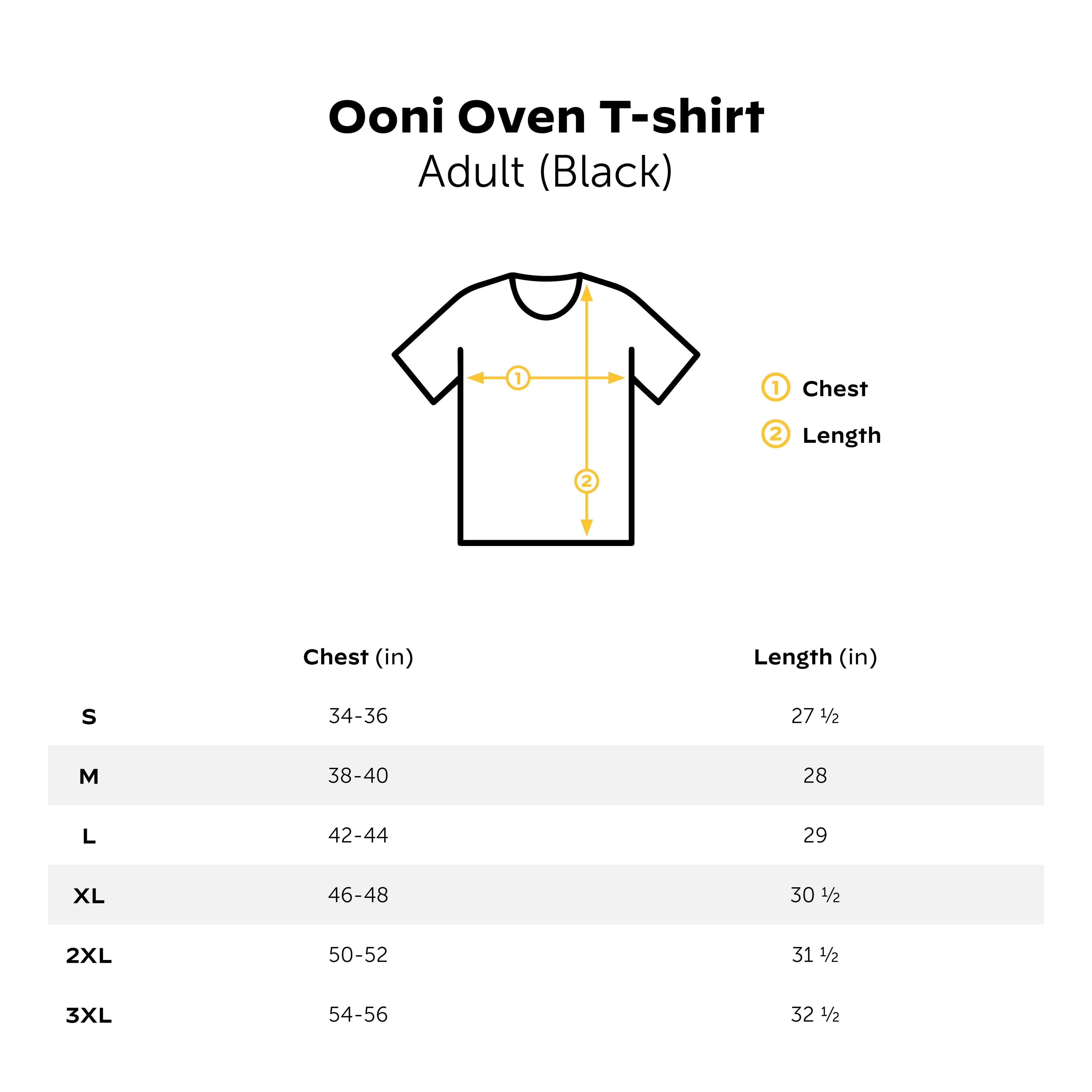 Ooni Oven Black Unisex T-shirt