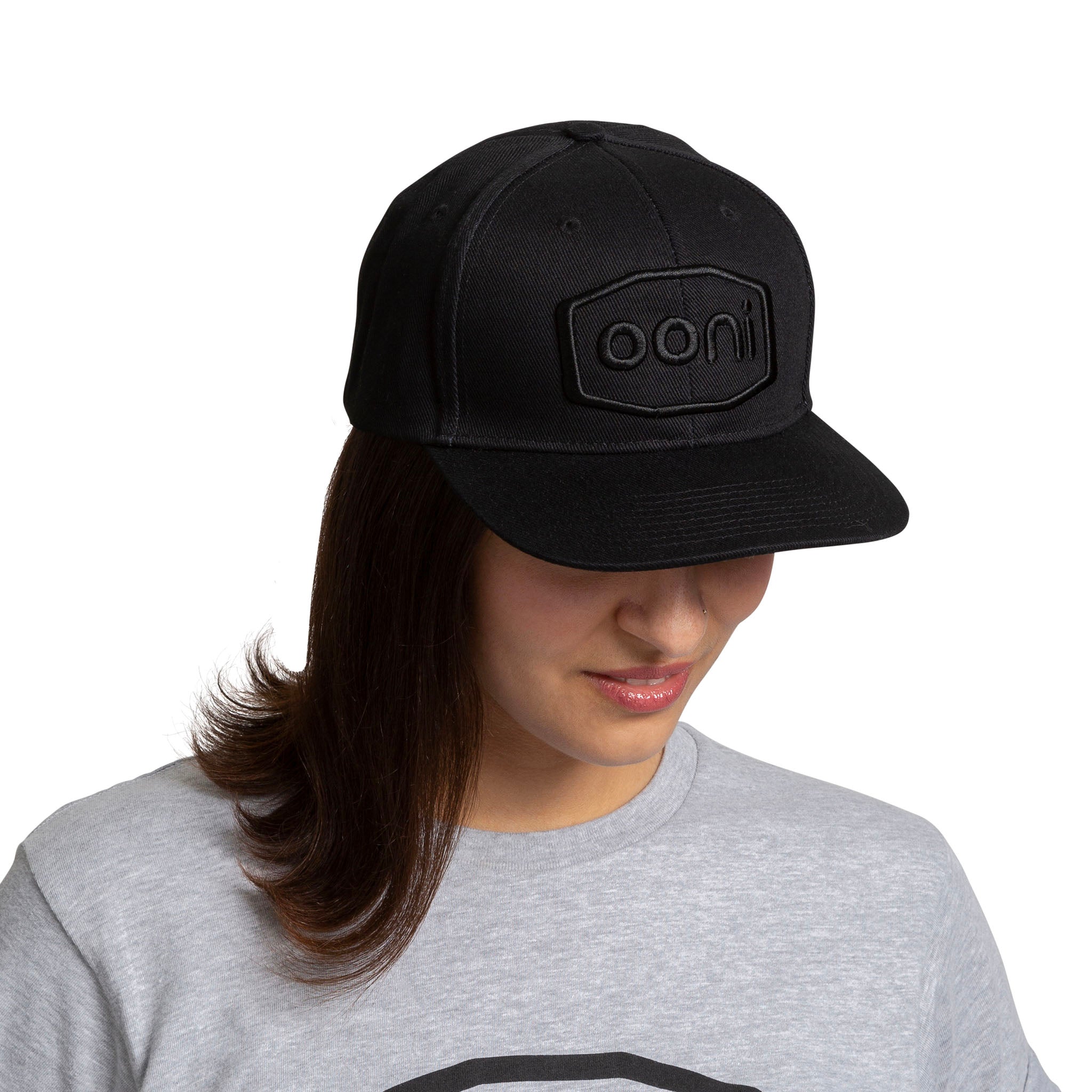 Ooni Logo Black on Black Snapback