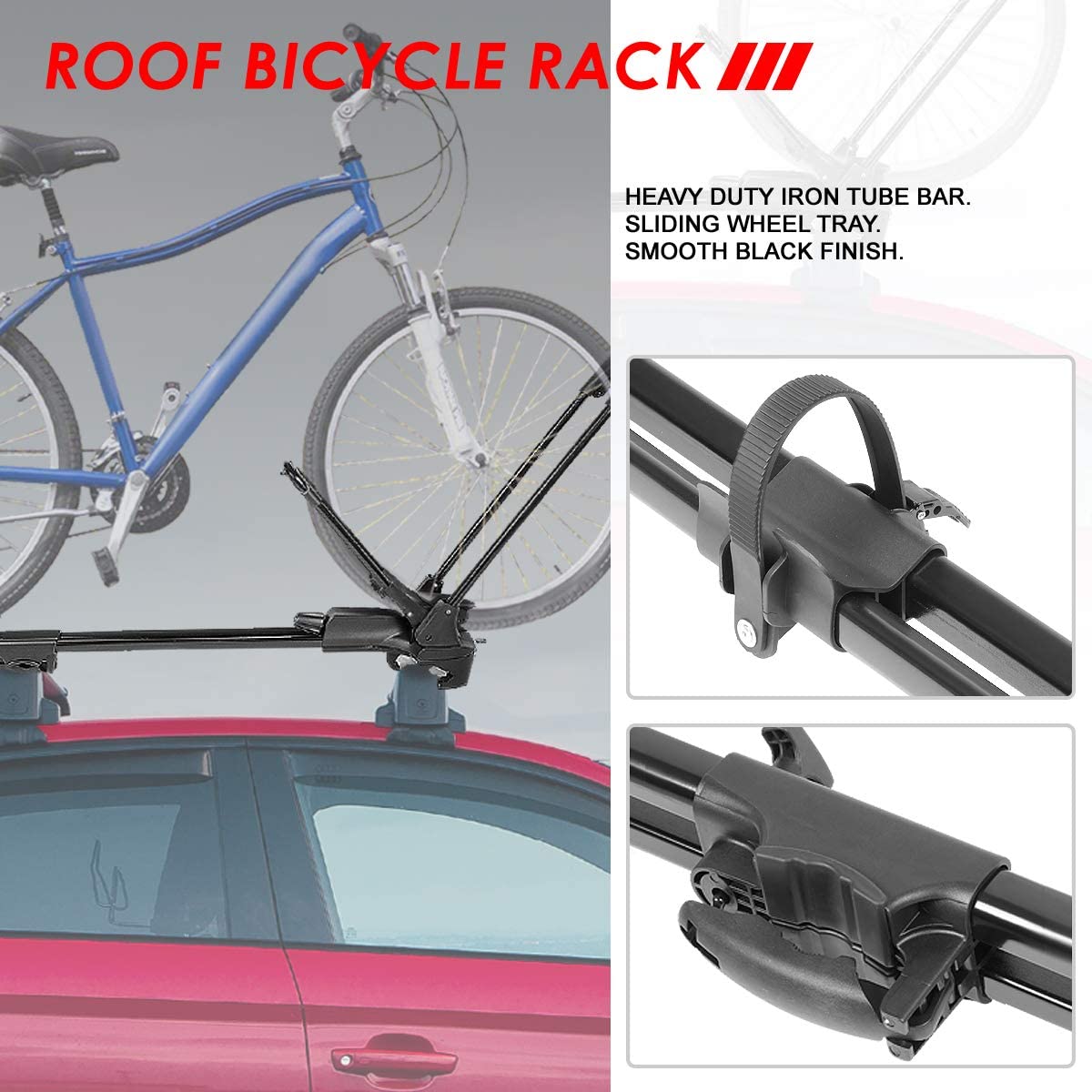 SANJODS Bike Carrier for Car Roof Rack