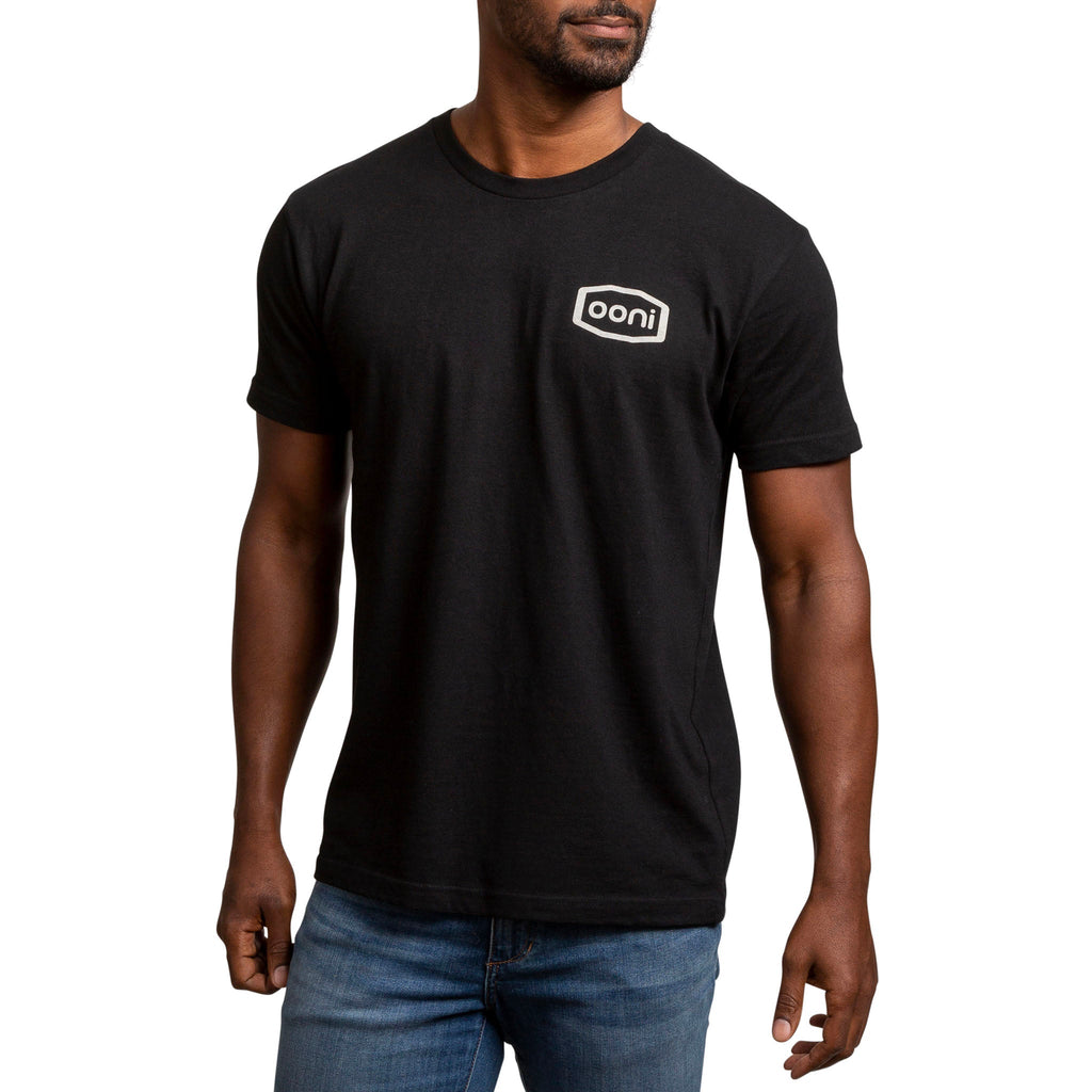 Ooni Badge Black Unisex T-shirt