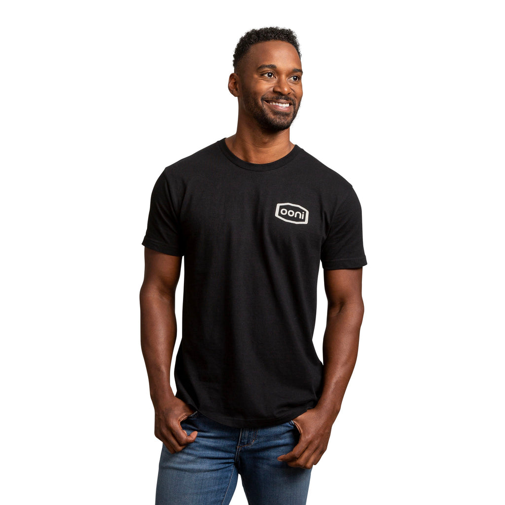 Ooni Badge Black Unisex T-shirt