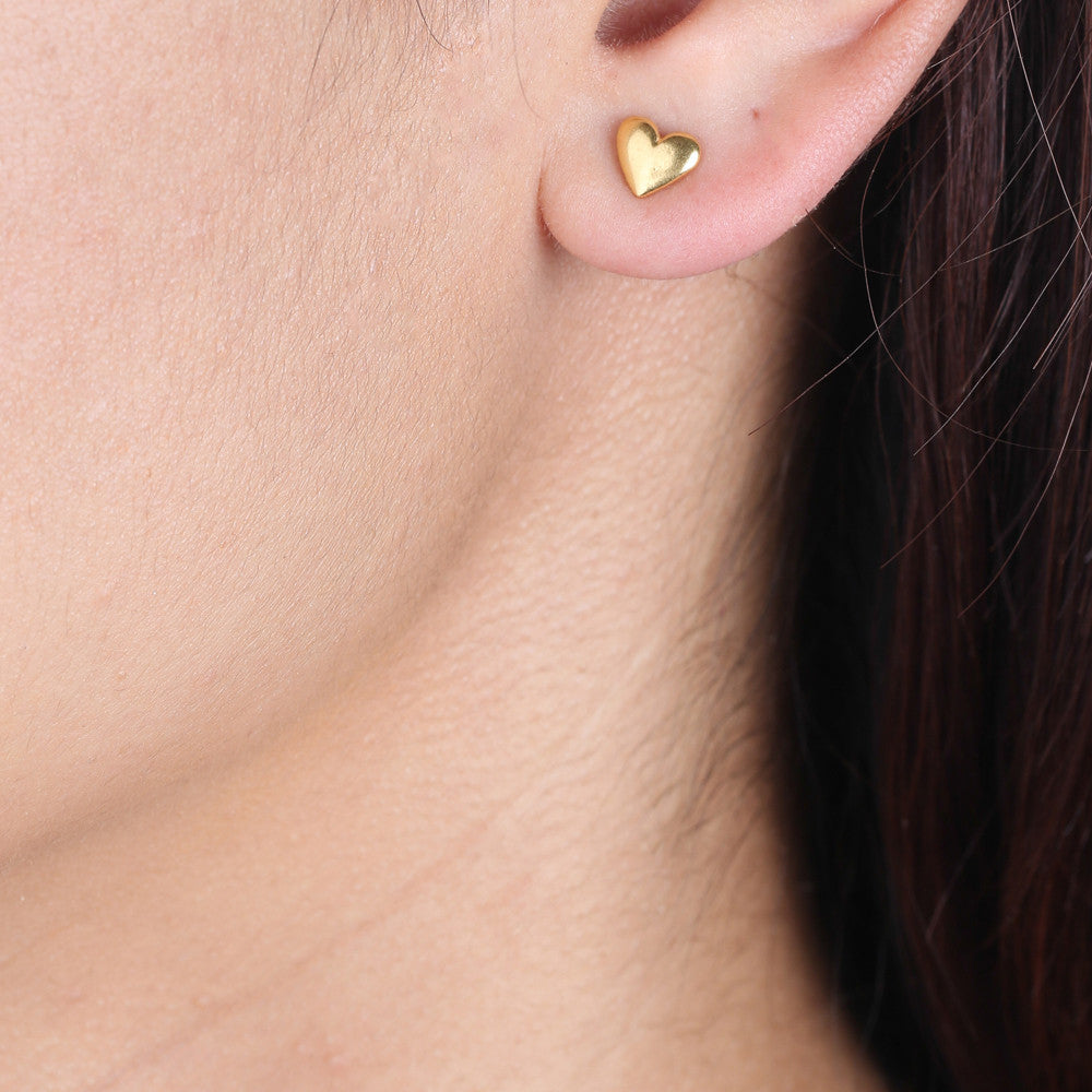 Heart Stud Earrings