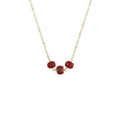 3 Large Rondelle Necklace