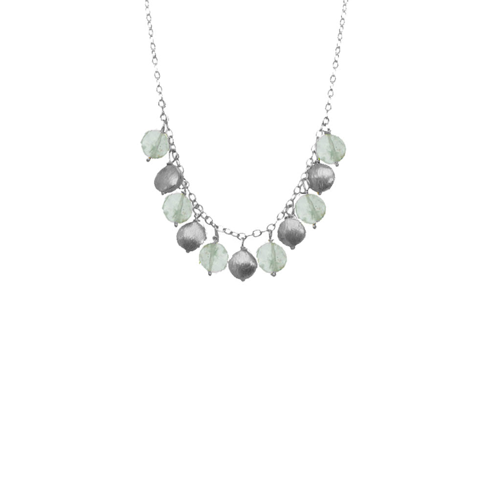 Mixed Coin Necklace - Silver