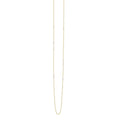 Long Rondelle Chain Necklace - Select Gold Styles Only
