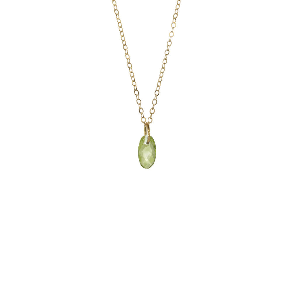 Oval Gemstone Necklace - Select Styles Only
