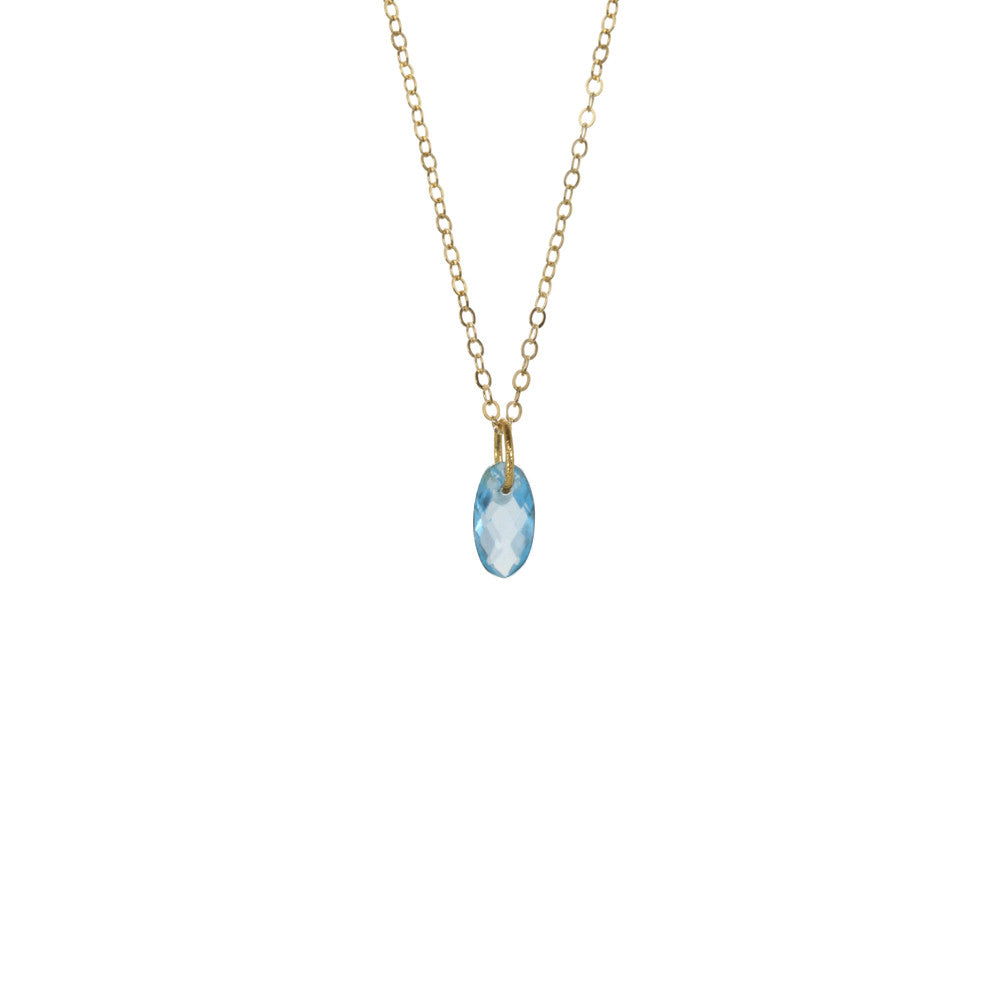 Oval Gemstone Necklace - Select Styles Only