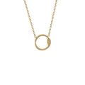 Mini Snake Circle Necklace