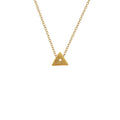 Koa Necklace with White Topaz