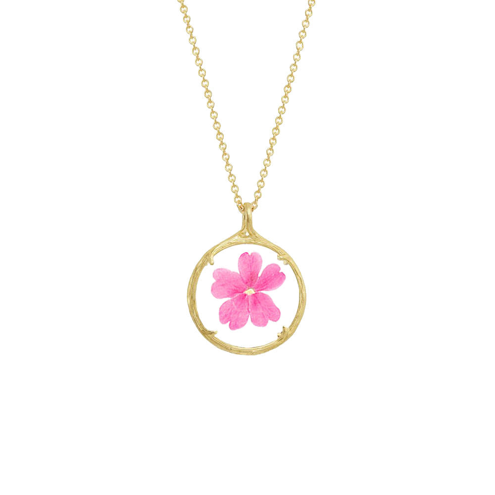 Birthmonth Flower Small Botanical Necklace