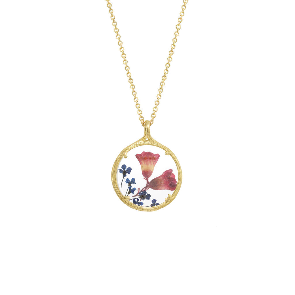 Small Botanical Necklace - Select Styles Only (18k Gold Vermeil)