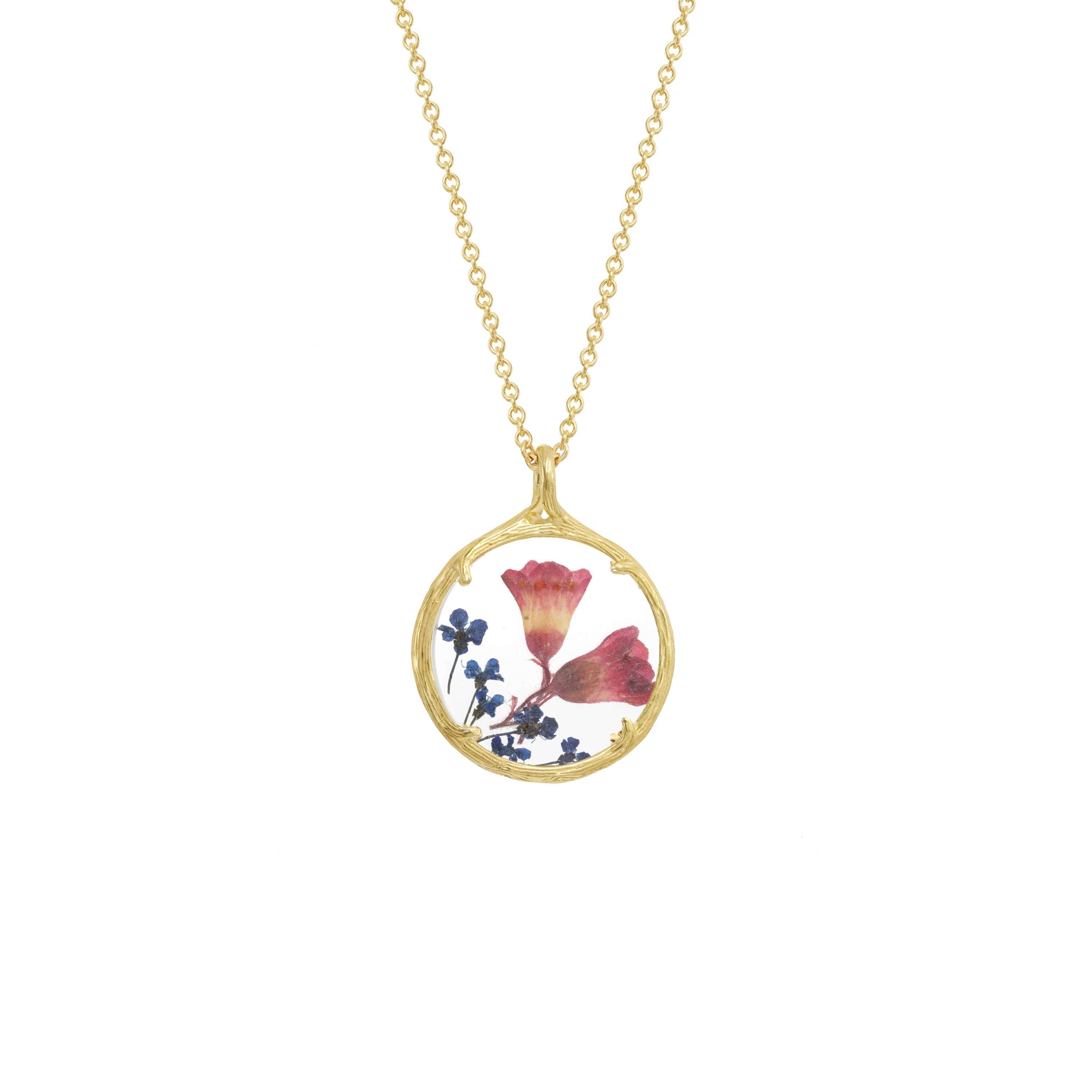 Small Botanical Necklace - Select Styles Only (18k Gold Vermeil)