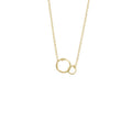 Small Interlocking Branches Necklace