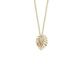 Small Monstera Necklace