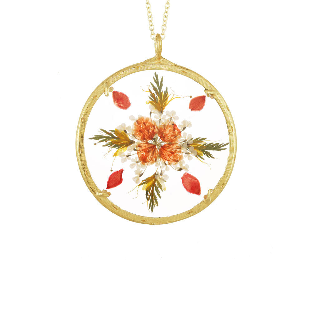 XLG Flower Mandala Necklace