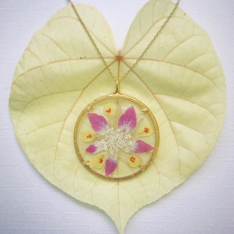 XLG Flower Mandala Necklace