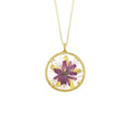 Large Flower Mandala Necklace