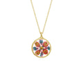 Small Flower Mandala Necklace