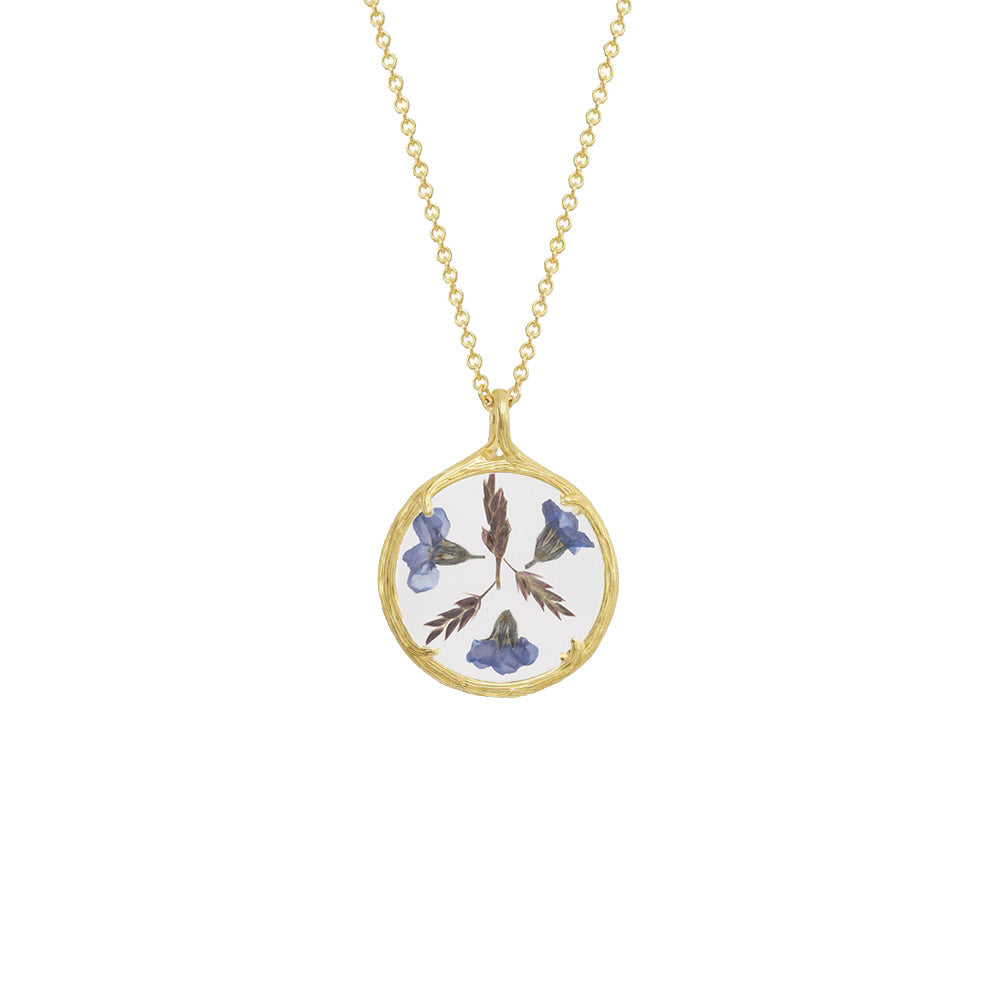 Small Flower Mandala Necklace