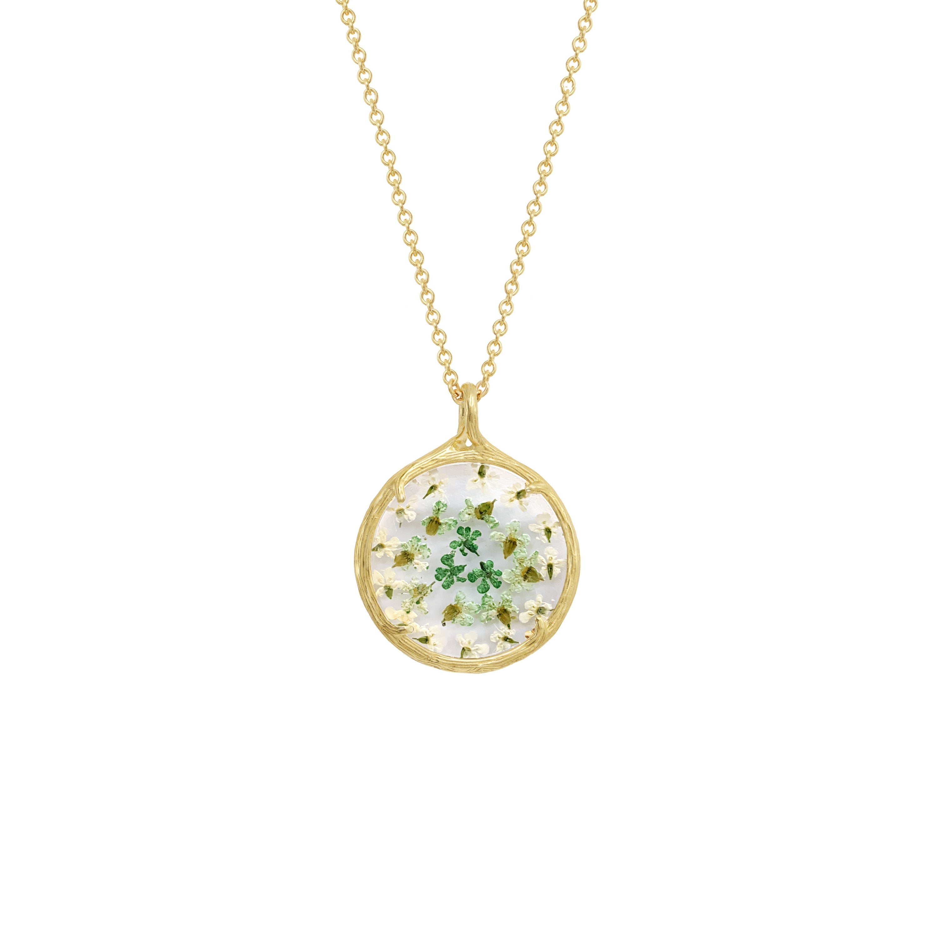 Small Ombre Botanical Necklace