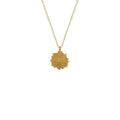 Mini Filled Sunflower Necklace