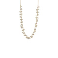Long Gemstone Dangle Necklace